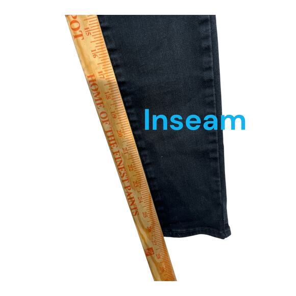 American Eagle Next Level Stretch Skinny Jeans Black Size 6 Regular Women’s - Picture 9 of 9